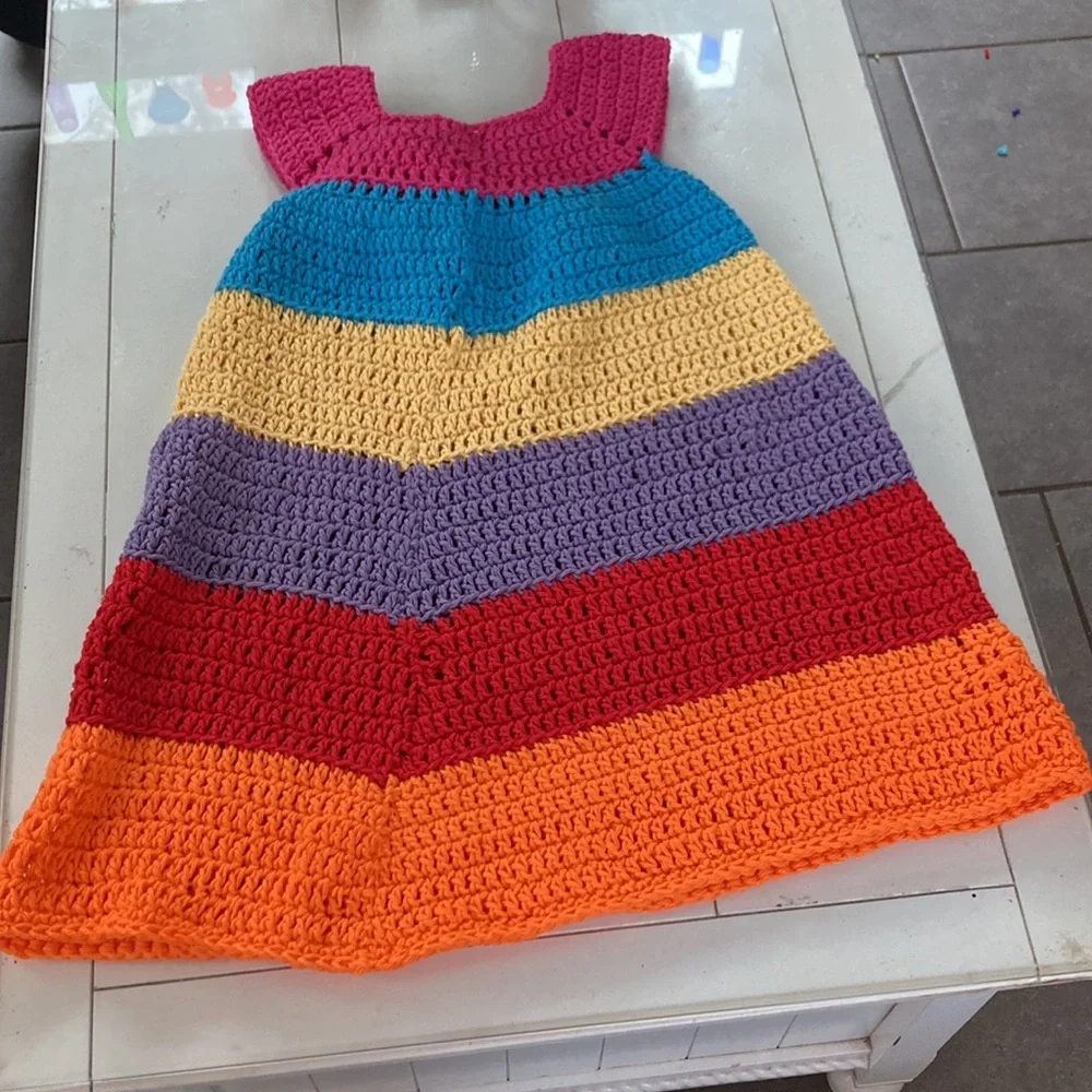 Sherbet Dress with Yellow Flower - Picture 4 of 4